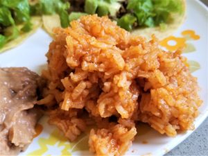 gluten and dairy free Mexican red rice recipe