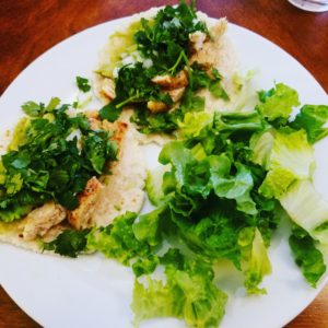 easy, grain-free chicken tacos